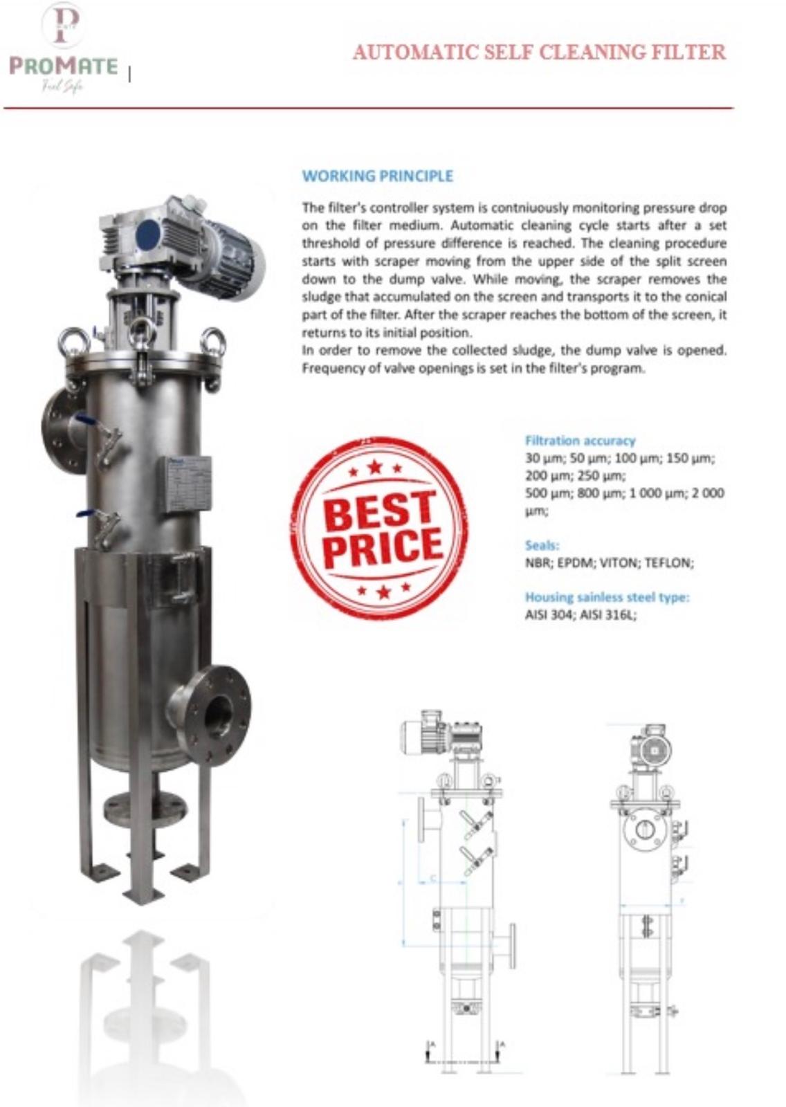 Self Cleaning Filter